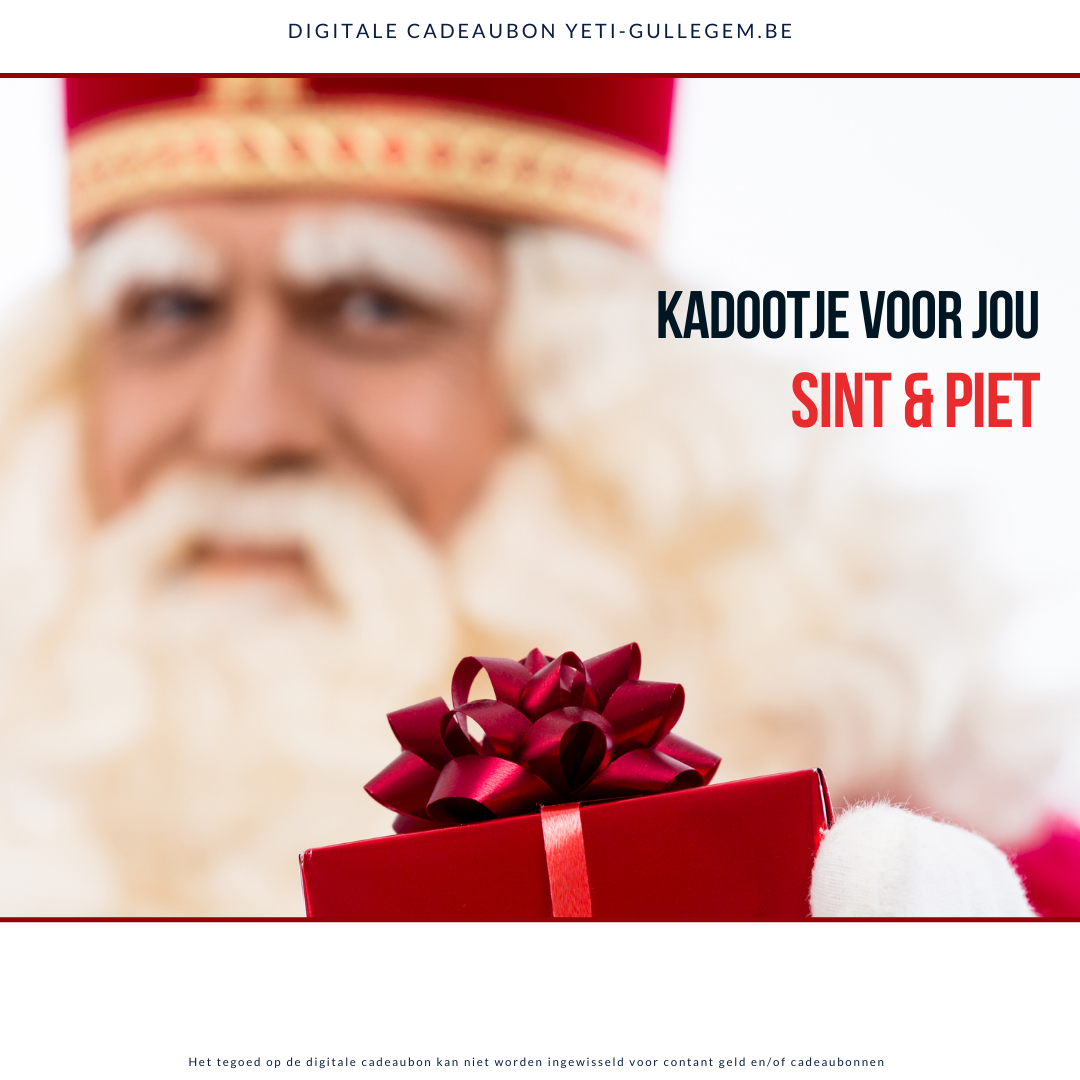 Sinterklaas geschenk pakjesavond